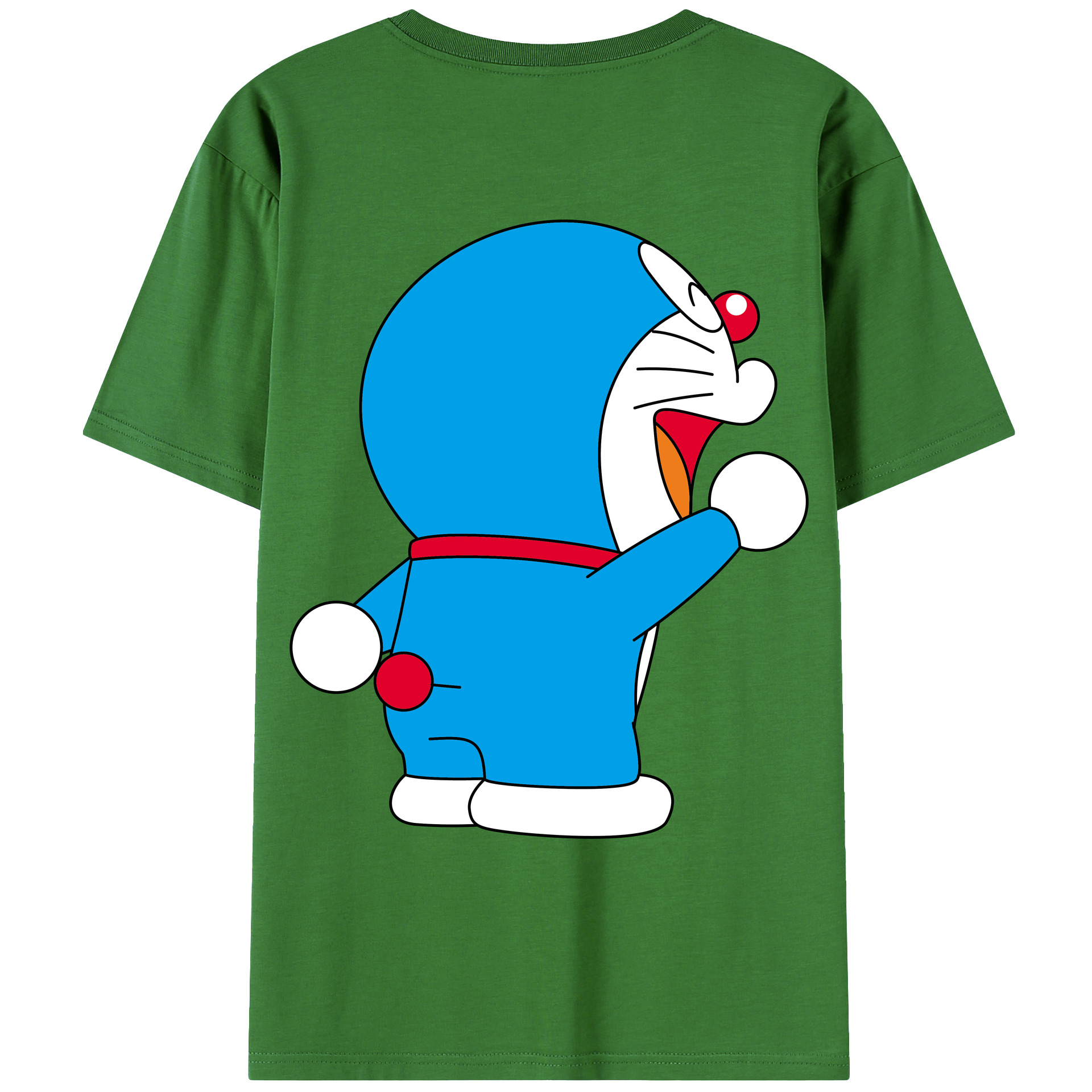 （画像用） ドラえもん Doraemon レディース半袖Tシャツ(バックプリント)